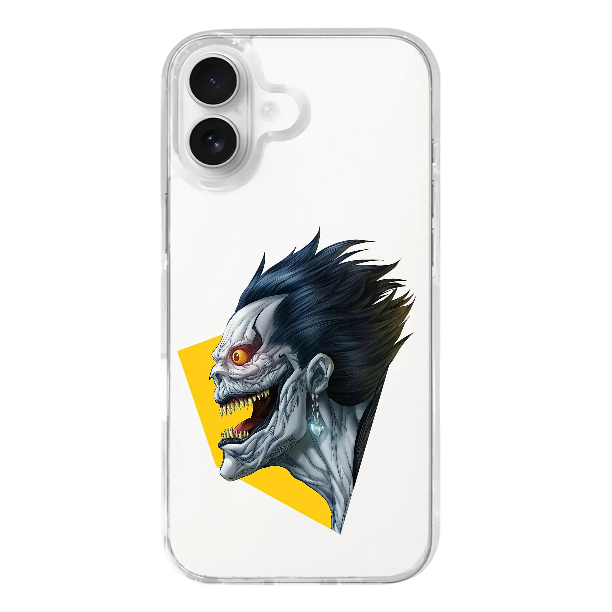 デスノート グッズ,リューク - iPhone 17シリーズ 透明スマホケース – 薄型・耐衝撃・精密フィット保護カバー